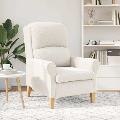 Fåtölj Kräm 76 x 94 x 102 cm tyg