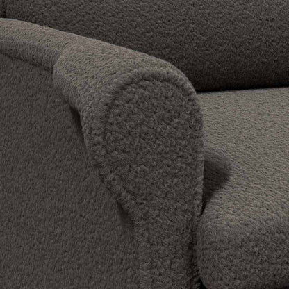 Fåtölj Mörkgrå 76 x 94 x 102 cm tyg