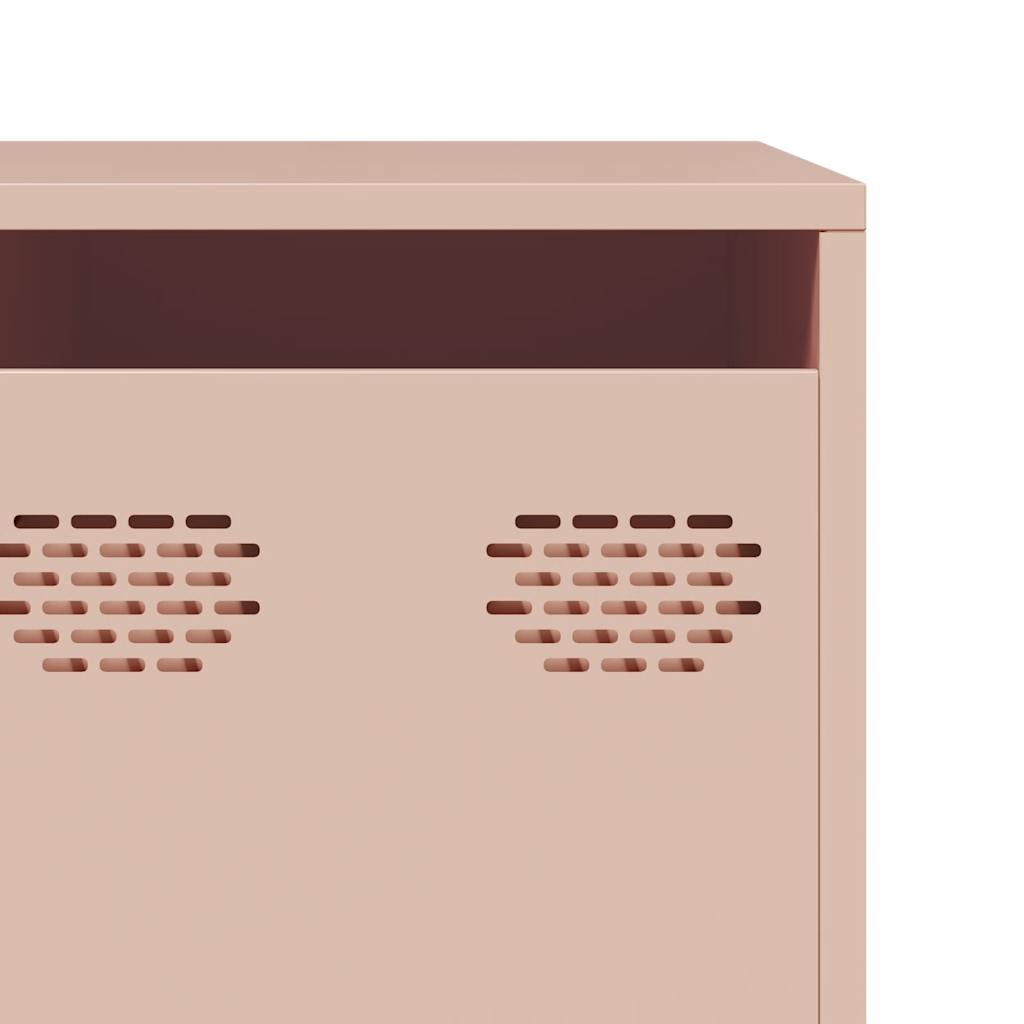 TV-Möbel DIV. TV-Bänk rosa 202x39x43,5 cm kallvalsat stål