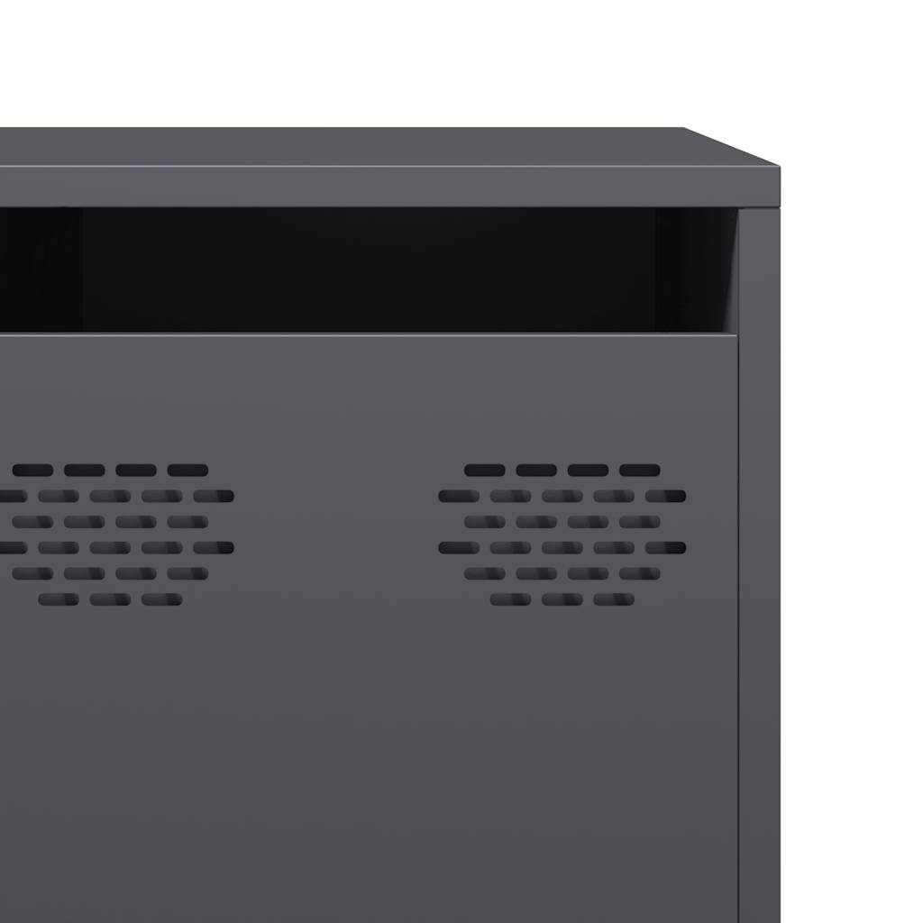 TV-Möbel DIV. TV-Bänk antracit 202x39x43,5 cm kallvalsat stål