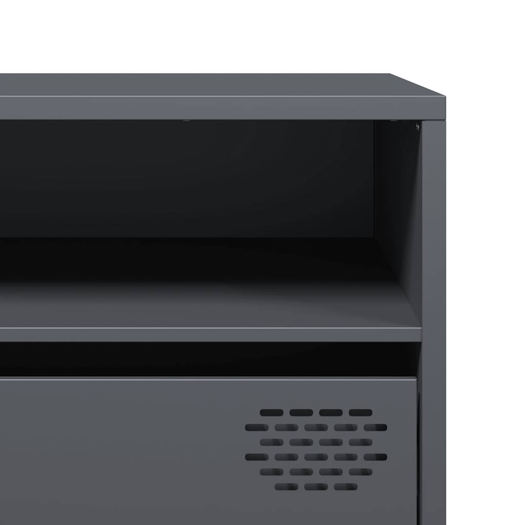 TV-Möbel DIV. TV-Bänk antracit 202x39x43,5 cm kallvalsat stål