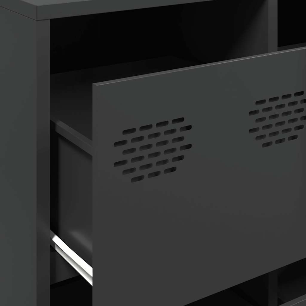 Skänk DIV. Svart 135x39x73,5 cm kallvalsat stål