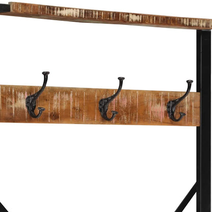Hallmöbel flerfärgad 80x40x190 cm massivt Trä återvunnet