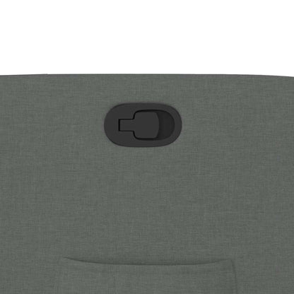 Fåtölj Mörkgrå Reclinerfåtölj tyg