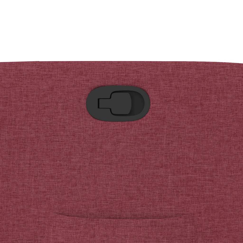 Fåtölj Vinröd Reclinerfåtölj tyg