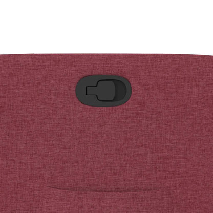 Fåtölj Vinröd Reclinerfåtölj tyg