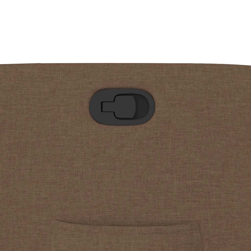 Fåtölj Brun Reclinerfåtölj tyg