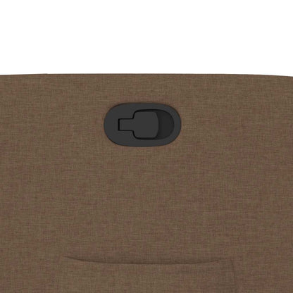 Fåtölj Brun Reclinerfåtölj tyg