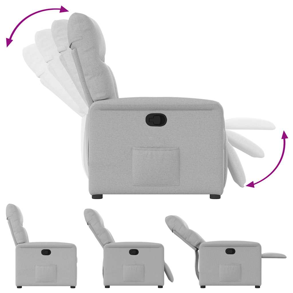 Fåtölj Grå molngrå tyg