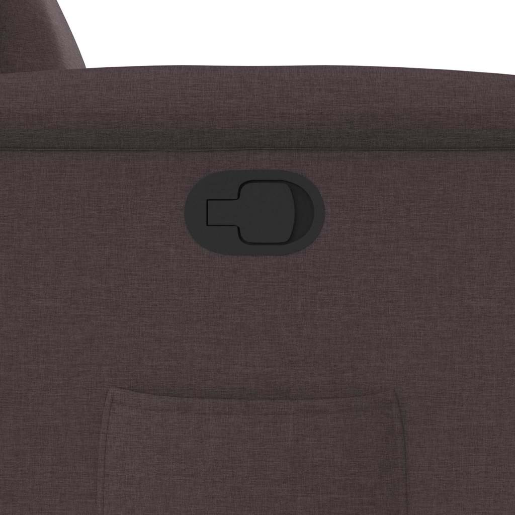 Fåtölj Brun Mörkbrun Reclinerfåtölj tyg