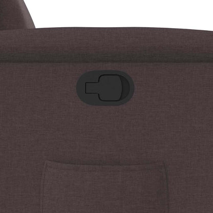 Fåtölj Brun Mörkbrun Reclinerfåtölj tyg