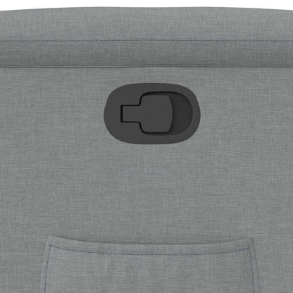 Fåtölj Ljusgrå Reclinerfåtölj tyg