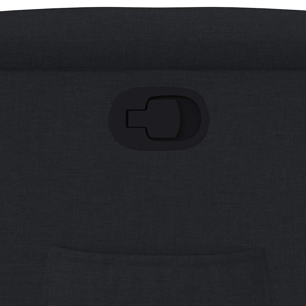 Fåtölj Svart Reclinerfåtölj tyg