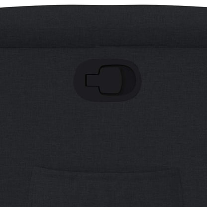 Fåtölj Svart Reclinerfåtölj tyg