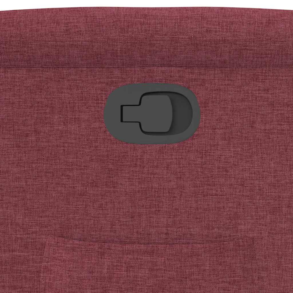 Fåtölj Vinröd Reclinerfåtölj tyg