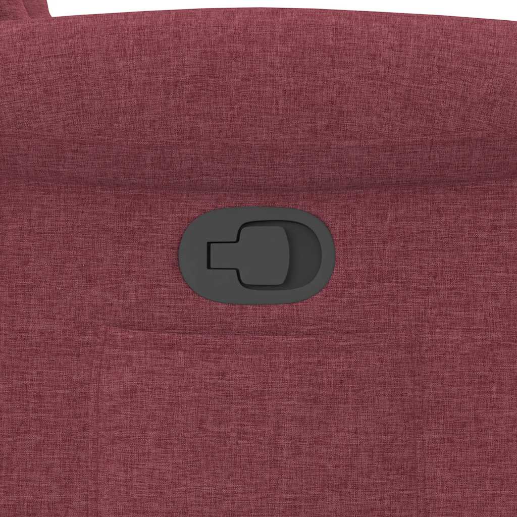 Fåtölj Vinröd Reclinerfåtölj tyg