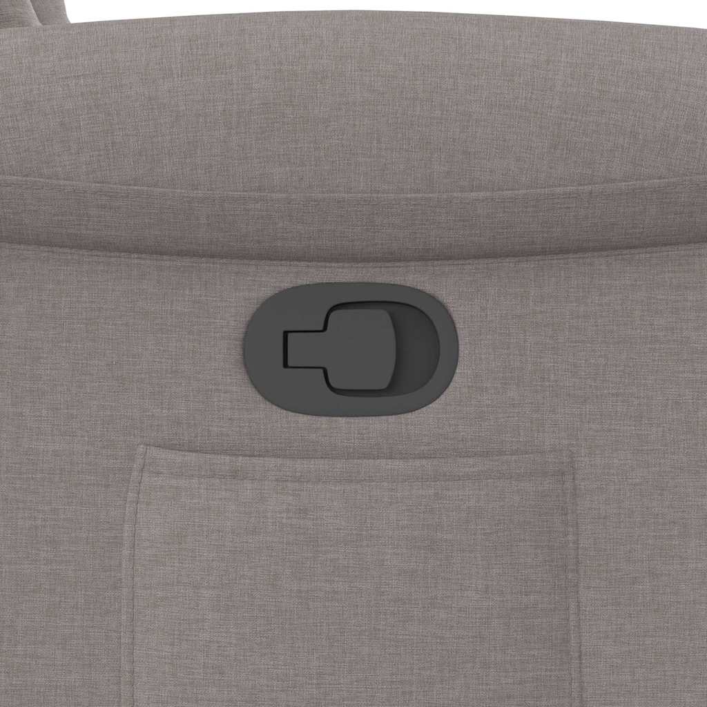 Fåtölj Taupe Reclinerfåtölj tyg