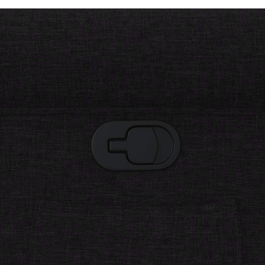 Fåtölj Svart Reclinerfåtölj tyg