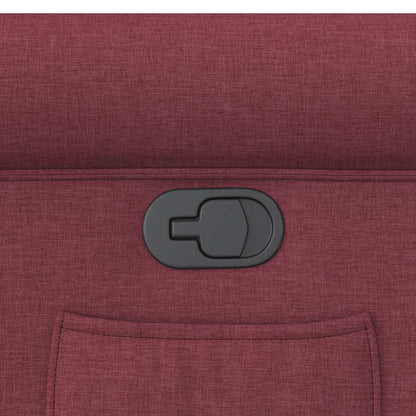 Fåtölj Vinröd Reclinerfåtölj tyg