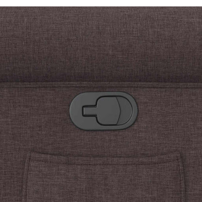 Fåtölj Brun Mörkbrun Reclinerfåtölj tyg