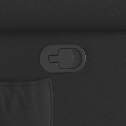 Fåtölj Brun Reclinerfåtölj glansig konstläder