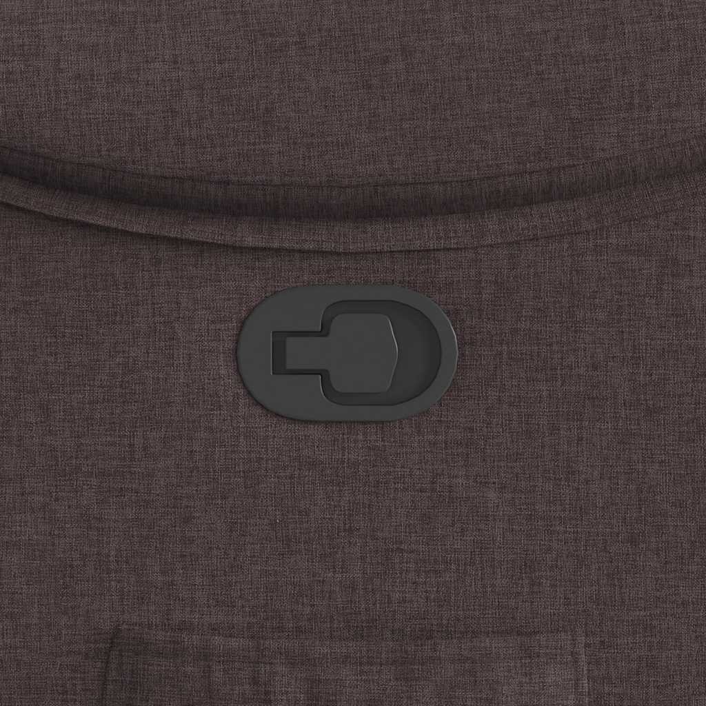 Fåtölj Brun Mörkbrun Reclinerfåtölj tyg