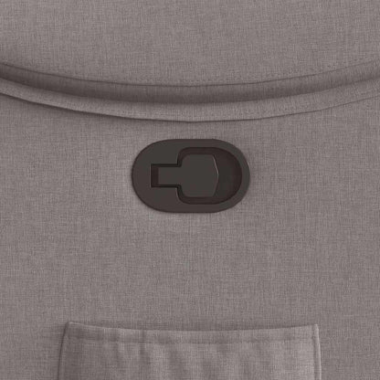 Fåtölj Taupe Reclinerfåtölj tyg