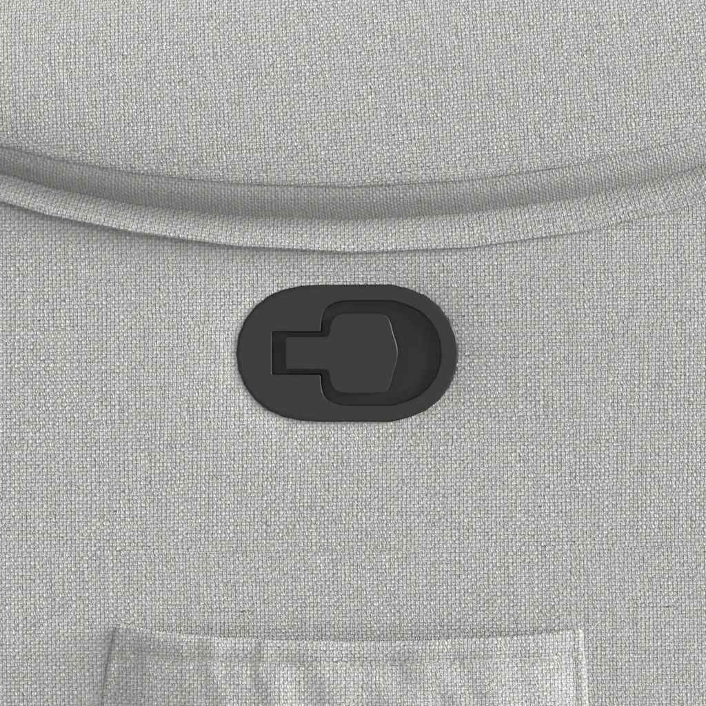 Fåtölj Grå molngrå tyg