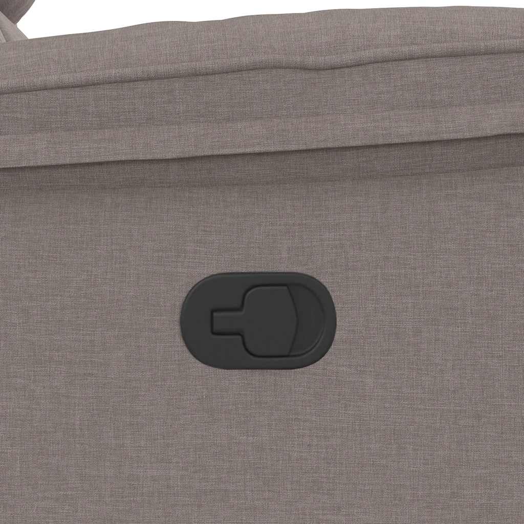 Elektrisk Massagefåtölj Taupe tyg