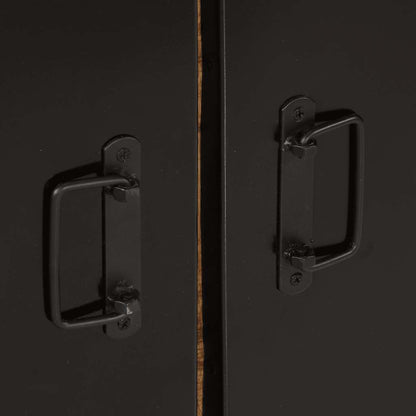 Skänk Trä 55x35x70 cm massivt grovt mangoträ