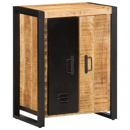 Skänk Trä 55x35x70 cm massivt grovt mangoträ