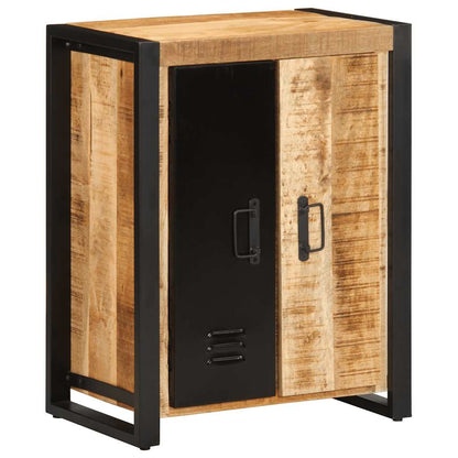 Skänk Trä 55x35x70 cm massivt grovt mangoträ