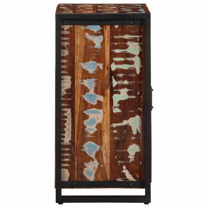 Skänk Trä flerfärgad 55x35x70 cm massivt återvunnet trä