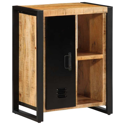 Skänk Trä 55x35x70 cm massivt grovt mangoträ