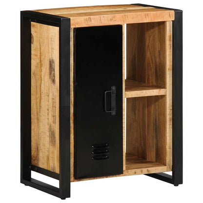 Skänk Trä 55x35x70 cm massivt grovt mangoträ