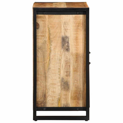 Skänk Trä 55x35x70 cm massivt grovt mangoträ