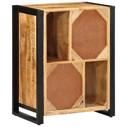 Skänk Trä 55x35x70 cm massivt grovt mangoträ