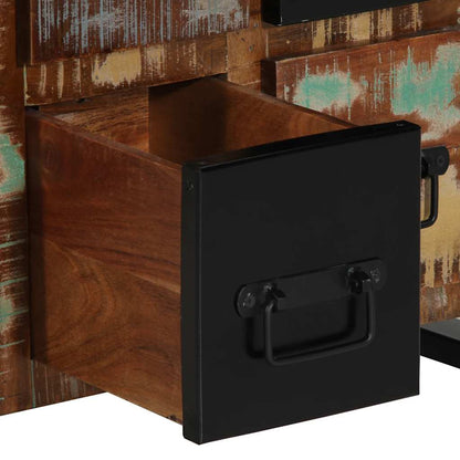 Skänk Trä 50x35x70 cm massivt återvunnet trä