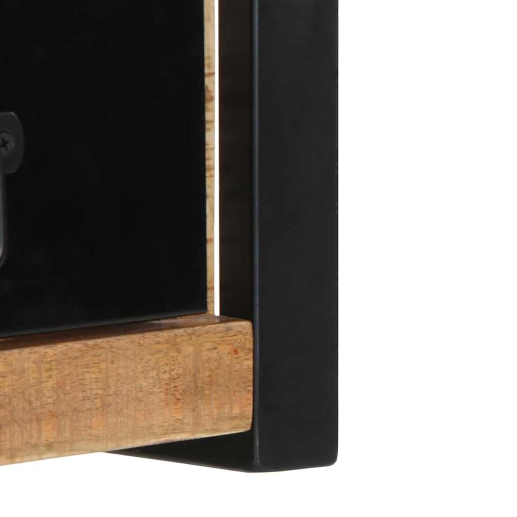 TV-Möbel Trä TV-Bänk 100x30x25 cm massivt grovt mangoträ