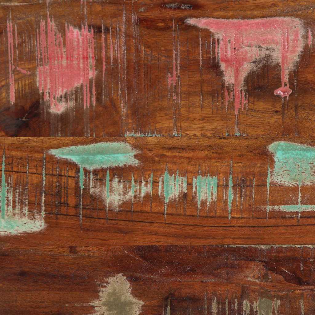 TV-Möbel Trä TV-Bänk 100x30x25 cm massivt återvunnet trä