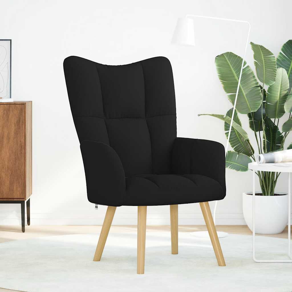 Fåtölj Svart Vilstol tyg