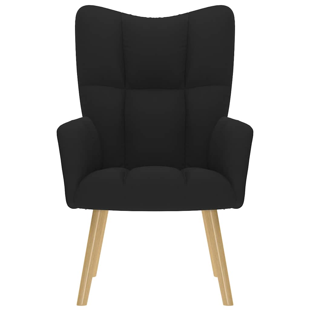 Fåtölj Svart Vilstol tyg