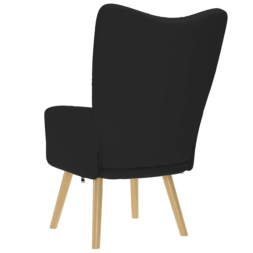 Fåtölj Svart Vilstol tyg