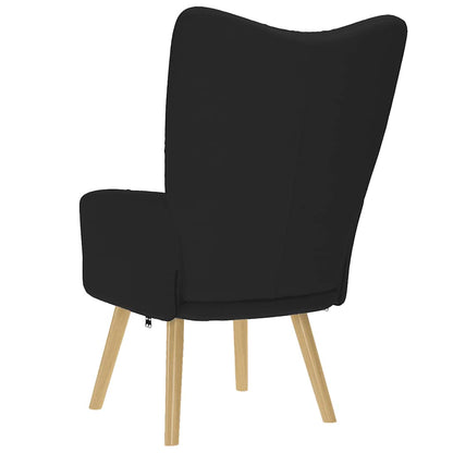 Fåtölj Svart Vilstol tyg