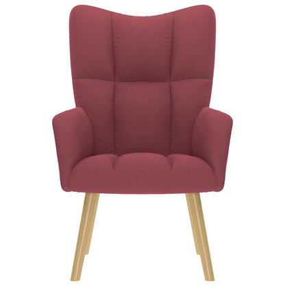 Fåtölj Vinröd Vilstol tyg
