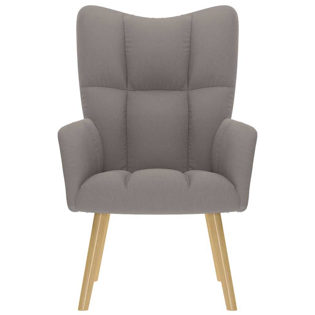 Fåtölj Taupe Vilstol tyg