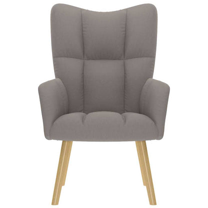 Fåtölj Taupe Vilstol tyg