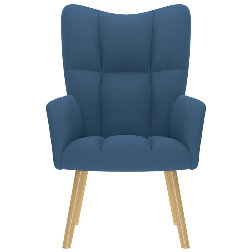 Fåtölj Blå Vilstol tyg