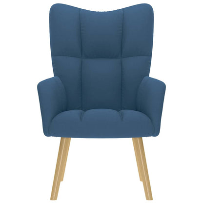 Fåtölj Blå Vilstol tyg