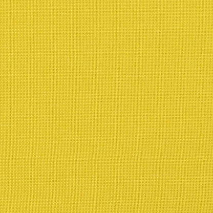 Fåtölj Gul Ljusgul med fotpall tyg